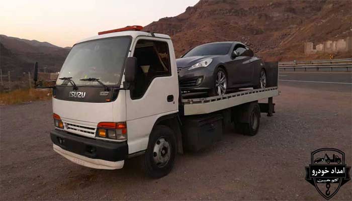 امداد بزرگراه شهر رشت به قزوین